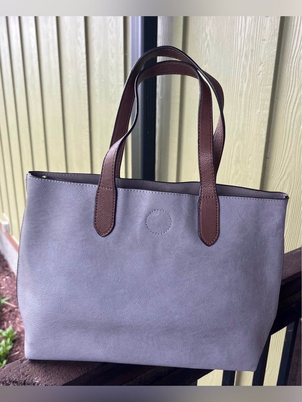Joy Susan Women's Mariah Medium Tote Bag- gray